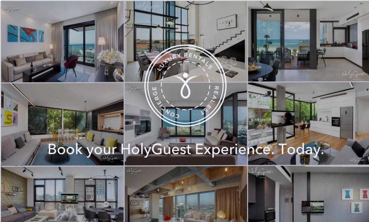 Spacious 3Br Penthouse With Jacuzzi On Rosthchild By Holyguest Tel Aviv Luaran gambar