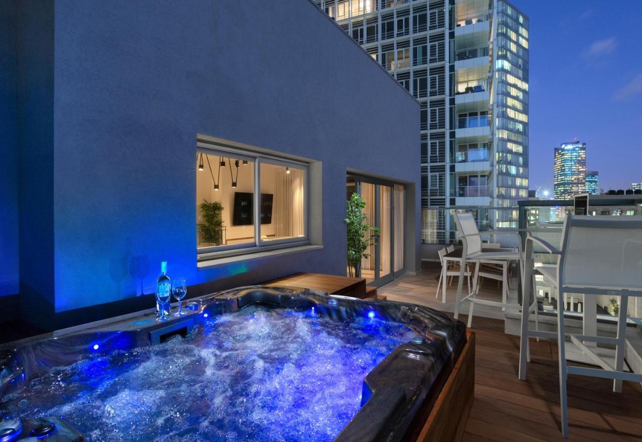 Spacious 3Br Penthouse With Jacuzzi On Rosthchild By Holyguest Tel Aviv Luaran gambar
