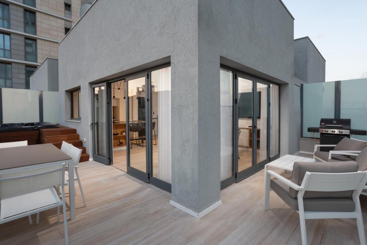 Spacious 3Br Penthouse With Jacuzzi On Rosthchild By Holyguest Tel Aviv Luaran gambar
